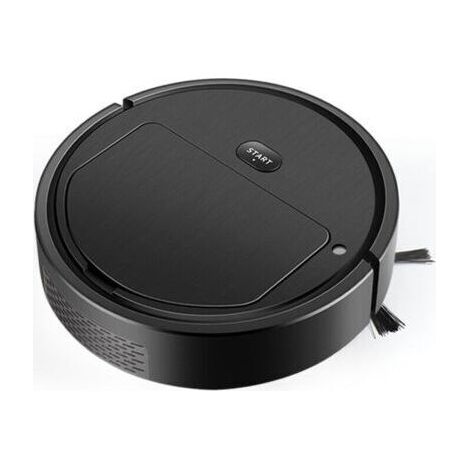 Robot Aspirateur Laveur, Aspirateur Robot Laveur avec auto-boost, 5.5cm Super-mince, Auto-rechargeable, idéal pour nettoyer les poils d'animaux, les tapis, les carreaux, les sols durs,de dyk. (1/4)