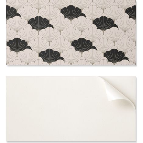 Baldosas de vinilo autoadhesivas con estampado de hojas elegantes, 6x60x30 cm