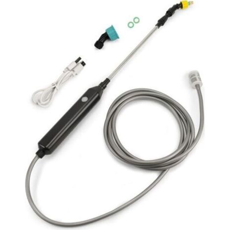Pulvérisateur électrique rechargeable par USB (3 buses réglables incluses) — Lance extensible de 86 cm avec tuyau de 4 m — Idéal pour le jardinage, l'agriculture et la fertilisation (1/5)