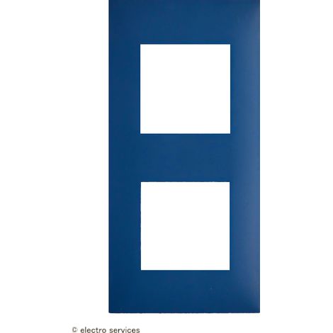Plaque 2 postes Espace Evolution Arnould Finition: Pétrole