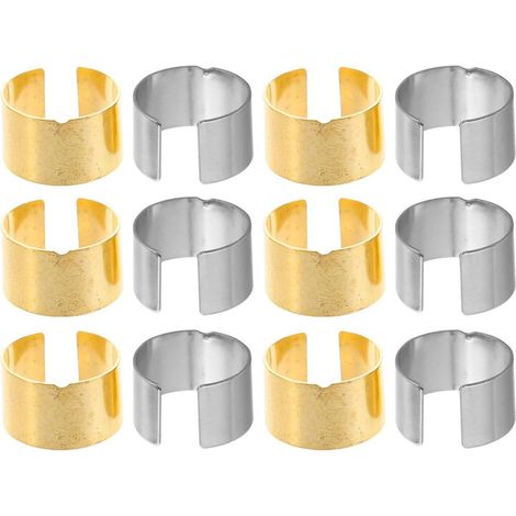 Lot de 12 bornes de batterie de voiture - Rondelles en matériau résistant à la corrosion - Manchons adaptateurs pour connecteur plus et moins - Convient pour le port de batterie de voiture (1/5)