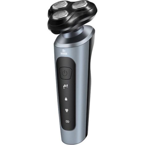 LX Multifunktionsrasierer, abwaschbar und USB-aufladbar, Silbergrau, 600, englische Version 4 in 1 (1/4)