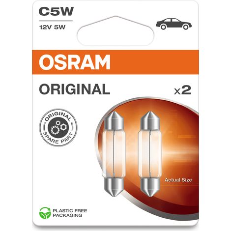 Paquete electrónico original Osram C5W (1/2)