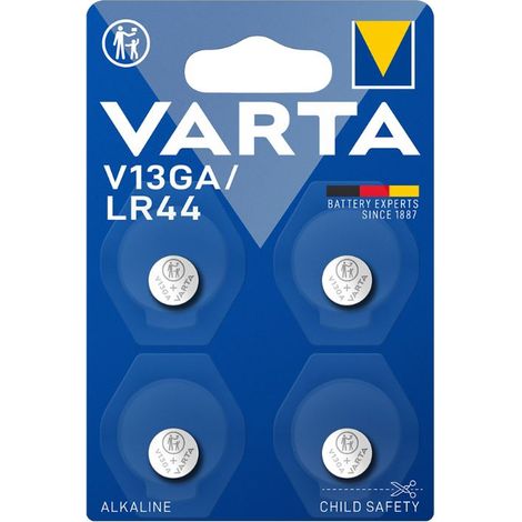 Pile Ag13 - lR44 - 4 pièces - VARTA (1/2)