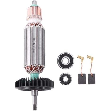 BARKBUSTERS Rotor D'Armature de Remplacement pour Meuleuse D'Angle 9556 9557 9558 Compatible AC220V-240V