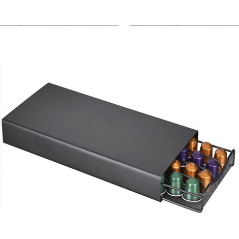 37.5 x 17.5 x 5.3 cm Distributeur de café, Support à Capsules à café Peut contenir 40 Capsules, Porte Dosette de Café Rangement pour Capsule de Café (1/5)