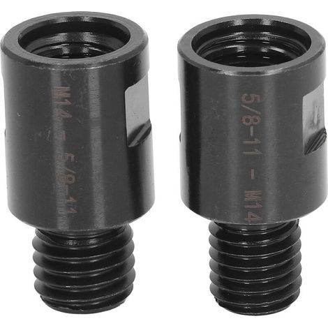 Lot de 2 adaptateurs filetés M10 à M14 – Acier allié pour meuleuse et perceuse – Installation rapide et stable – Compatible avec divers outils (1/4)