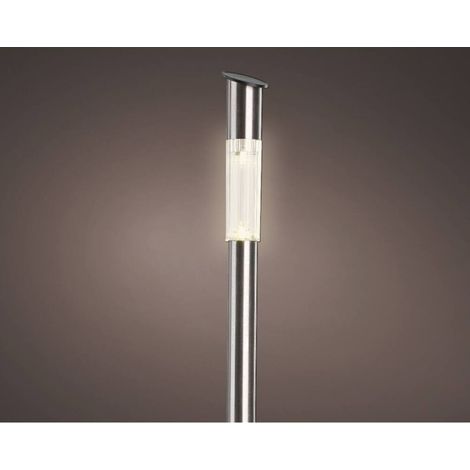 BALIZA SOLAR BASICA 57CM - Luz LED Blanco Cálido