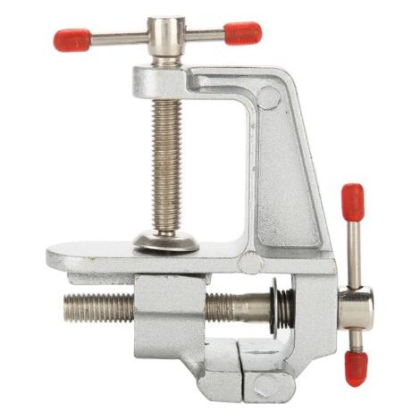 Mini morsa da tavolo in lega di alluminio per hobby, gioielleria e modellismo con ganasce regolabili (1/5)