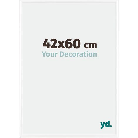yd. - Cadre photo 42x60 - Blanc Brillant - Plastique - Bordeaux (1/5)