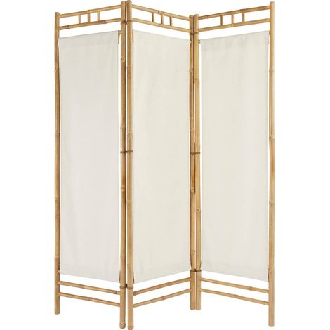 Paravent Bamb Tissu Kalel 206013 Atmosphera Crateur D'intrieur