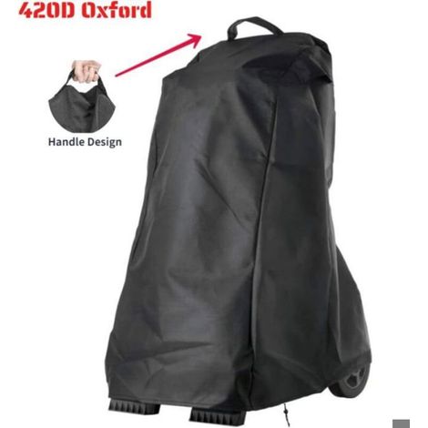 Housse pour Robot De Piscine - Bâche De Robot Nettoyeur avec Poignée Et Cordon De Serrage - étanche 420D Oxford Noir 56 66 107cm (1/4)