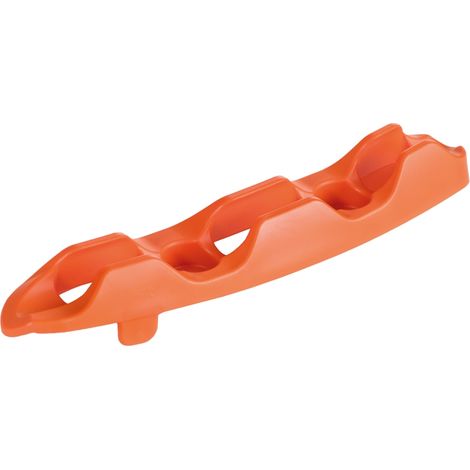 Soporte para manguera de freno trasero Polisport para KTM SX, SXF, XC, EXC y XCF 2008, color naranja.