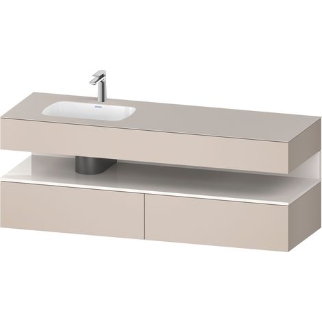 Duravit Collection One lavabo empotrado con base de lavabo
