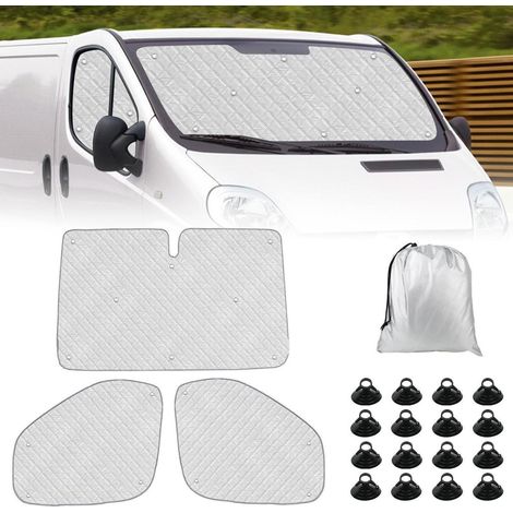 Wohnmobil Sonnenschutz 3-teilig für Renault Trafic Vivaro 2001-2014 mit Tasche (1/5)