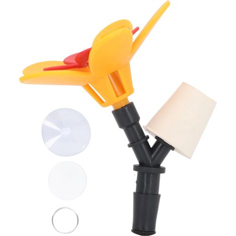Bouteille d'alimentation pour colibris à faire soi-même, recyclage sûr et inoffensif, Kit de fleurs pour jardin extérieur, Patio simple (1/5)