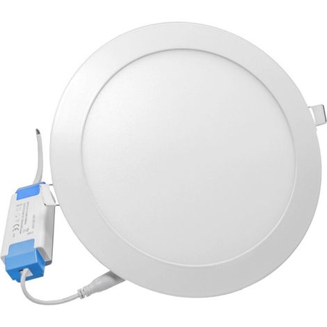 TrAdE Shop Traesio - Pannello Led Tondo Da Incasso 6 Watt Con Driver Cct 3000k 4000k 6500k P105a-t3c - (1/5)