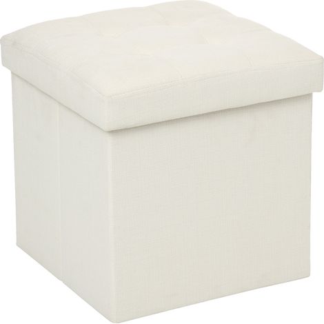 POUF PIEGHEVOLE LYSANDRE BEIGE - Atmosphera créateur d'intérieur (1/5)