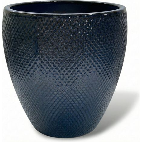 Vaso SIGNAC 22x25cm blu antico