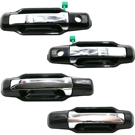 Set di 4 maniglie esterne per portiere per Sorento 2003-2009 826503E021 826603E021 836503E01 Anteriore sinistra/destra Argento (1/5)