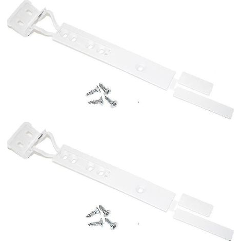 2 x Kit de montage universel intégré pour charnières de porte coulissante (1/4)