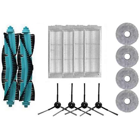 Pour Cecotec Conga 11090 Brosse latérale principale rotative Filtre HEPA Chiffon de nettoyage (1/5)