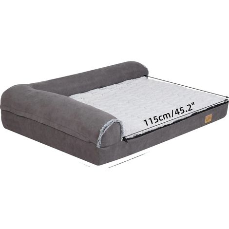 Cuccia per cani in memory foam, con fodera sfoderabile e lavabile, taglia 2XL (1/2)