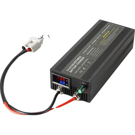 Cargador de baterías de litio, capacidad de corriente de 50 A, carga inteligente, GD50A Anderson (1/2)