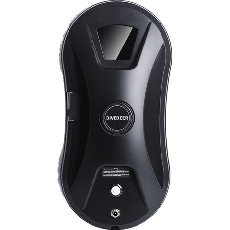 Robot de Nettoyage de Fenêtres, Aspiration Puissante, Télécommande, noir, UE-a, Oui-a