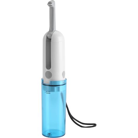 Lavette bidet portative électrique USB rechargeable, pulvérisateur toilette portable, kit voyage salle de bain pratique, bleu (1/5)