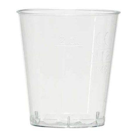 Verre Jetable Dégustation 3 cl jauge 2 cl - Lot de 3 Colis de 1000 - Isap France
