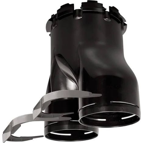 Réduction conique en plastique, raccordement D 90/125 mm S&P (UNELVENT) 865053 (1/2)