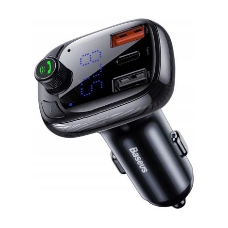 Baseus CCMT000101 transmisor FM 87,5 - 108 MHz Bluetooth Negro
