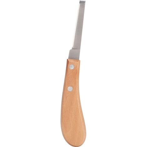 Couteau à sabot en acier au carbone en forme de lame droite, outil de coupe pour bétail et chevaux (main droite) (1/5)