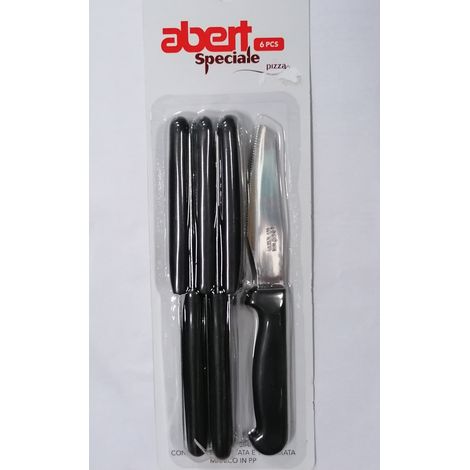 Coltello pizza carne rost professionale Abert set 6 pz
