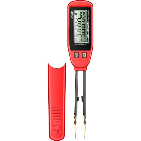 Testeur de condensateurs CMS GN701, 3000 points, écran LCD, pince de test de résistance et de capacité numériques pour diodes (1/5)