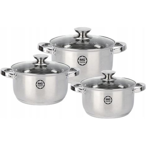 Set di vasi MG HOME Moderno spazzolati (6 pezzi) 1 pz. (1/4)