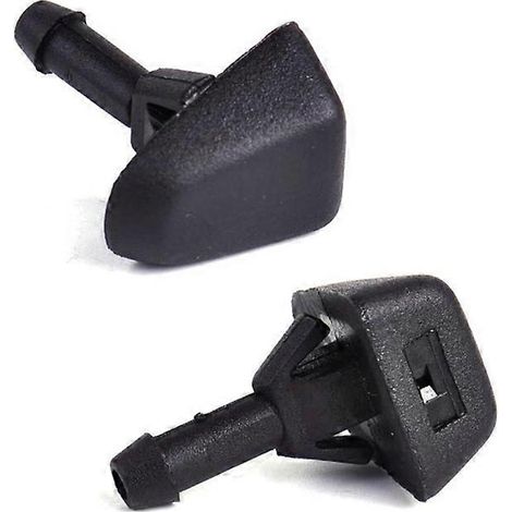 Lot de 2 buses de lave-glace pour pare-brise S40 S80 XC90 C70, pièces détachées pour essuie-glaces de véhicule, jet d'eau en forme d'éventail (1/5)
