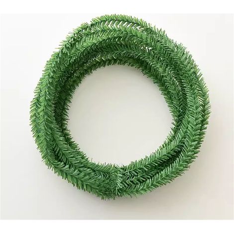 Guirlande De Noël Artificielle - 550 Cm - Matériau Pvc Réaliste - Pour Intérieur Et Extérieur - 1 Pièce (1/5)