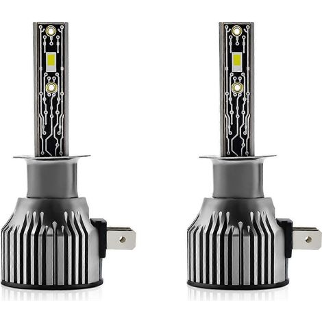 Ampoules de phares LED H1, étanches IP68, 6500K, 120W, 12000LM, phares LED lumineux
