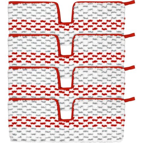 Kit di ricarica spray per mocio da 4 pezzi, riutilizzabile per ricariche per mocio Vileda/o-cedar, compatibile con panni di ricambio per mocio - in microfibra spessa - per la pulizia dei pavimenti (1/4)