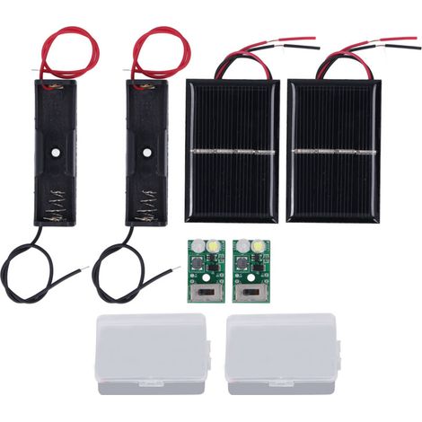 Solar-Beleuchtungssteuerungspanel-Set, Leiterplattenschutz, Lampe 1,2 V (1/5)