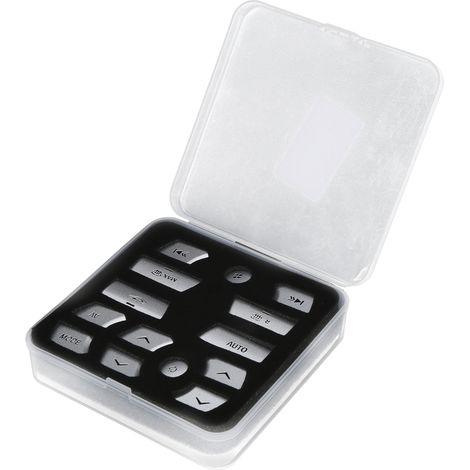 14 pièces de cache-boutons de climatisation autocollants pour Jaguar XF 2012-2015 (1/5)