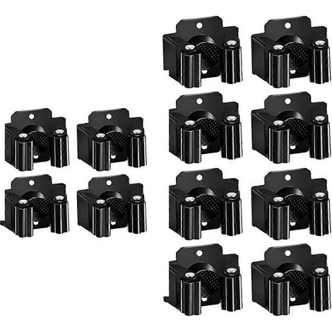 Support de rangement pour balais, porte-balais, accessoire de rangement pour salle de bain (1/4)