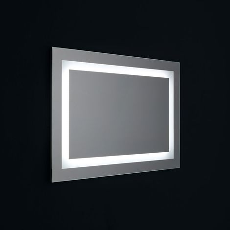 Miroir de salle de bain 90x60 à LED tactile réversible (1/5)