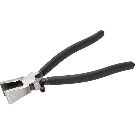 Glasbrecherzange mit Schraubverstellung, ergonomischem Design und flacher Schneiddüse (1/5)
