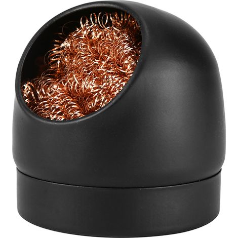 Ensemble de fil électrique avec support pour soudage, brasage et nettoyage de pannes de fer à souder (acier). (1/5)