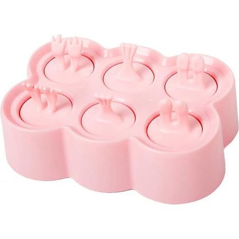 rose-moule Sucettes En Silicone Pour Enfants Moule Glace En Treillis Moule Glace Pour Mini-machine Glace Moule Sucettes En Silicone Pour La M (1/5)