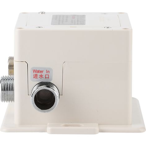 Grifo automático con sensor infrarrojo para fregadero de cocina o baño, con caja de control.