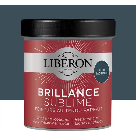 Peinture Brillance Sublime Libéron Bleu pacifique 0,5 L